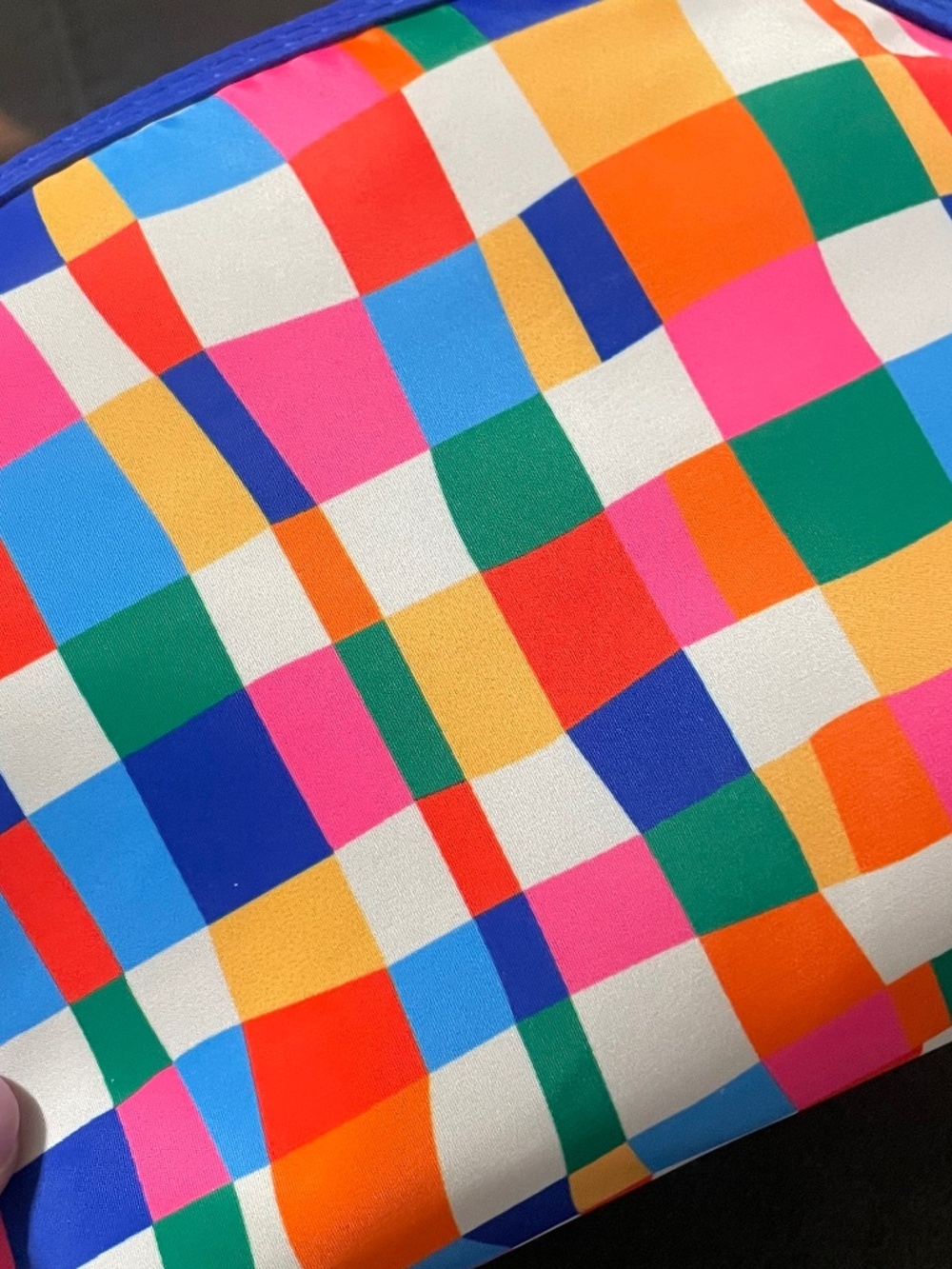 Tartan + Twine Deco Multicolored Geometric Cosmetics Pouch/Clutch - Picture 6 of 6